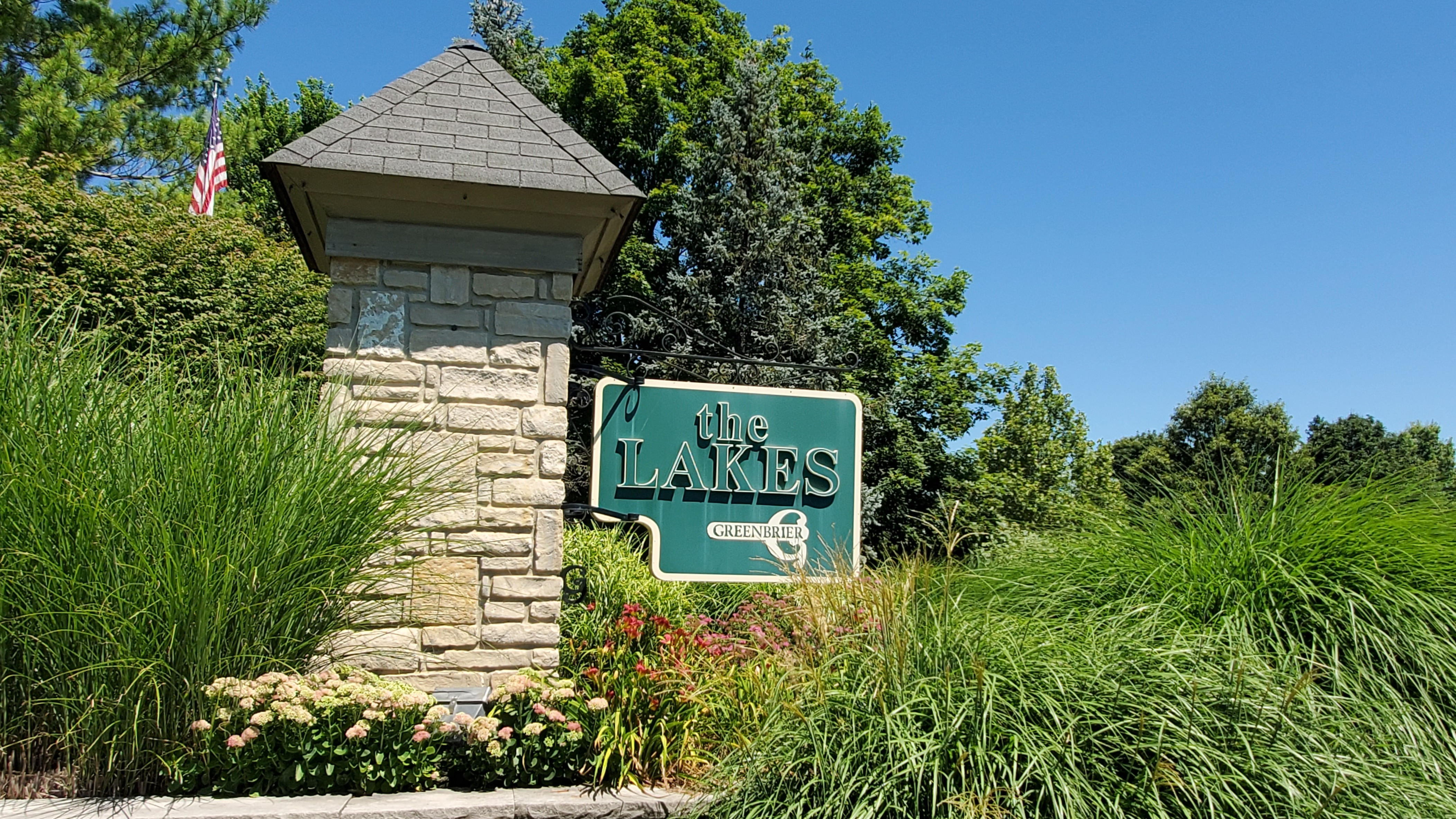 Greenbrier neighborhood sign
